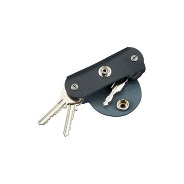 Black Leather Key Holder - 0