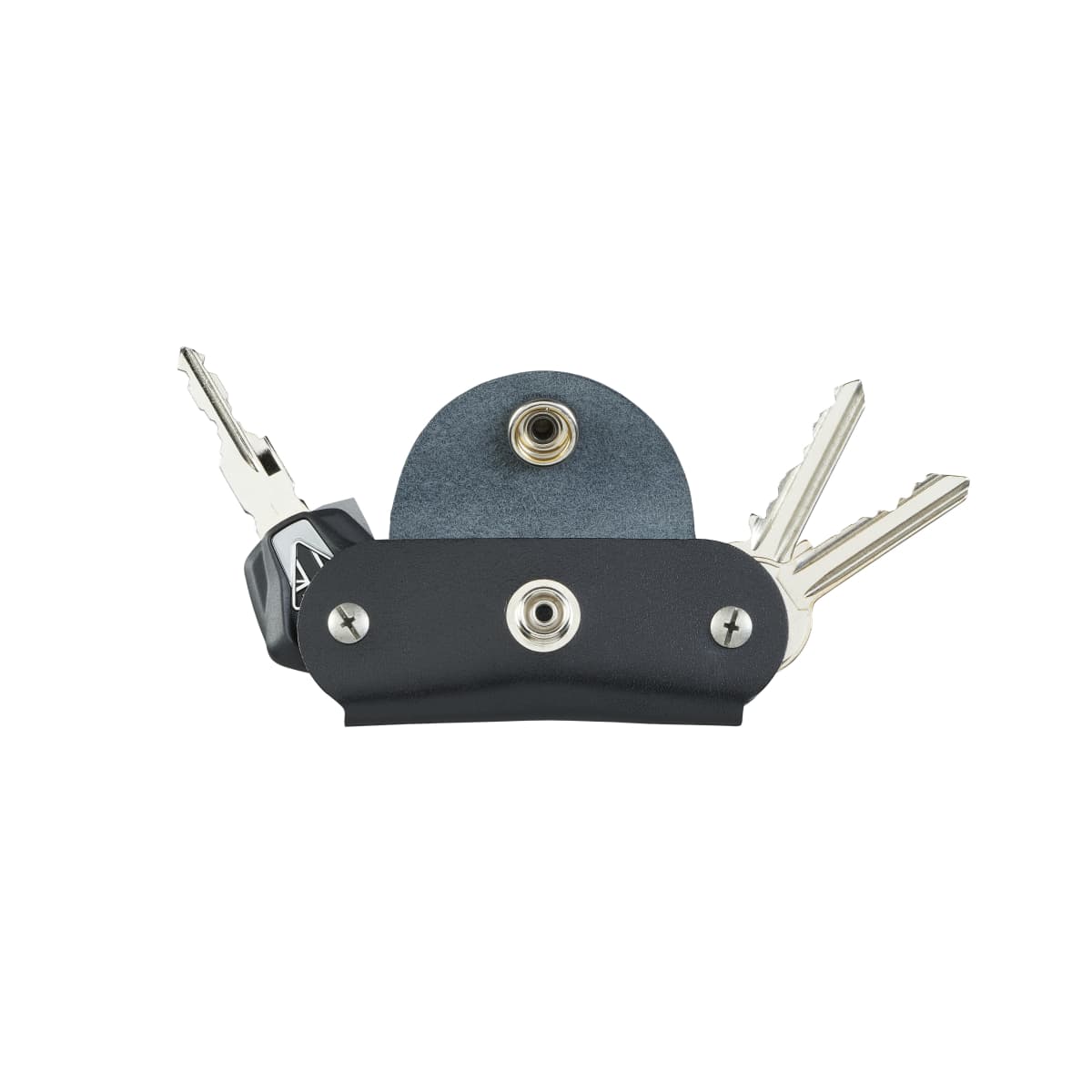 Black Leather Key Holder