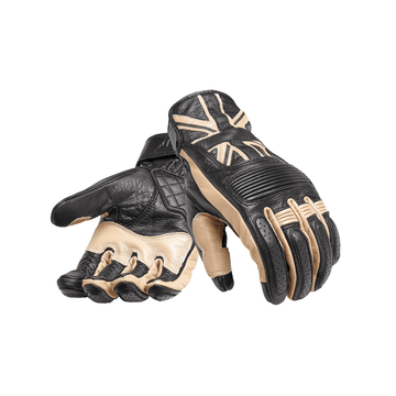 Mono Flag Leather Motorcycle Gloves