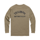 Dean Long Sleeve Waffle Tee - Khaki Green-1