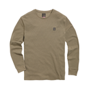 Dean Long Sleeve Waffle Tee - Khaki Green-2