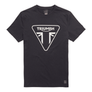 Helston Printed Logo Tee - Black-1