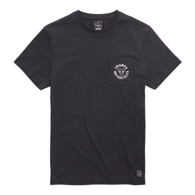 Newlyn Back Print Pocket Tee - Black - 0