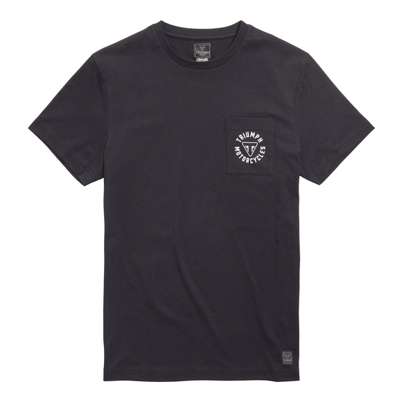 Newlyn Back Print Pocket Tee - Black