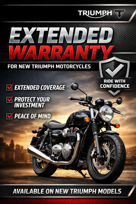 Extended Warranty for Triumph Motorcycles