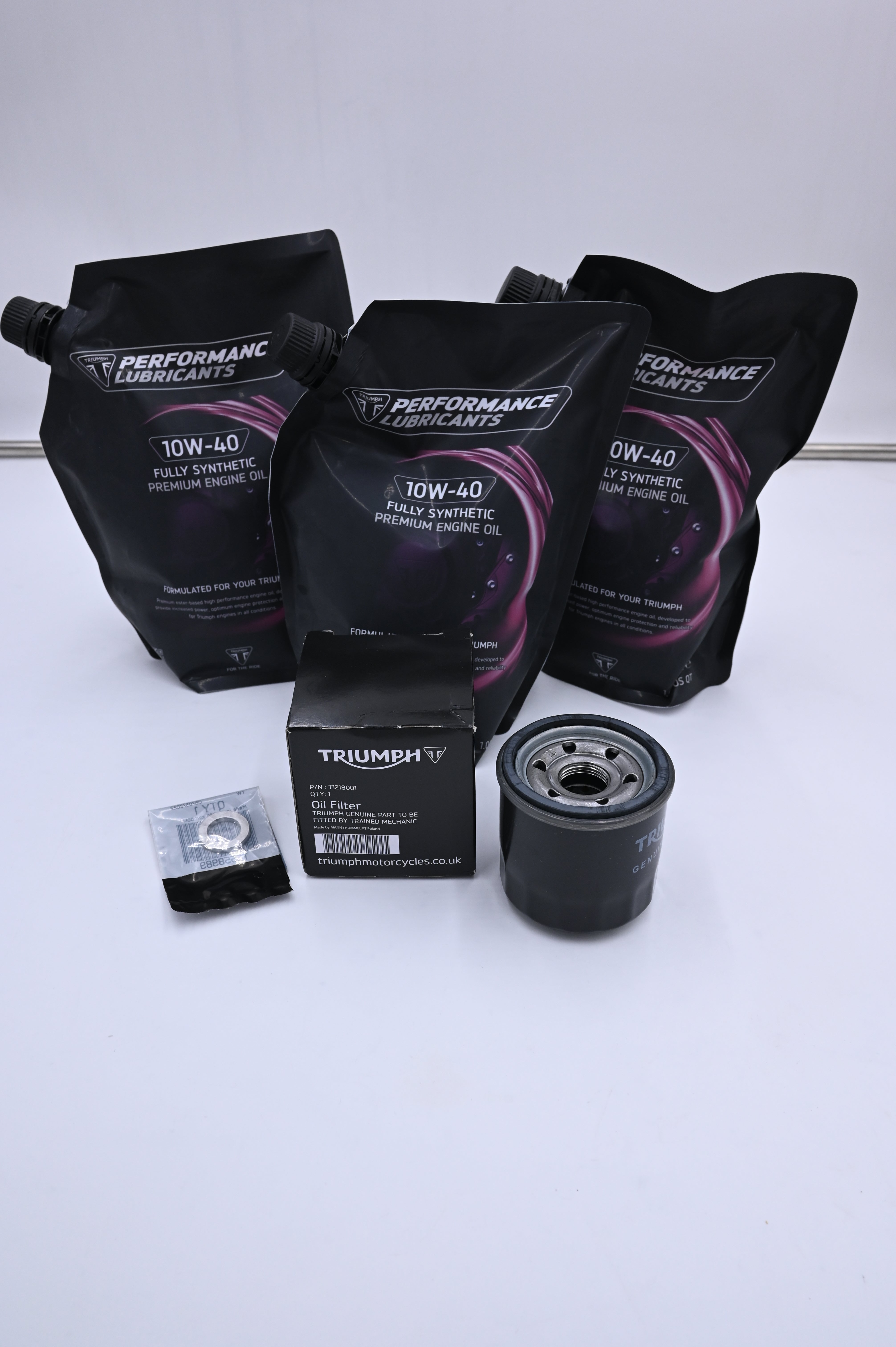 Oil change kit for 660 Triple cylinder