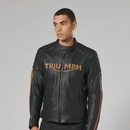 Braddan Air Race Jacket - Black & Gold-7