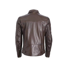 Vance Brown Leather Jacket - 0