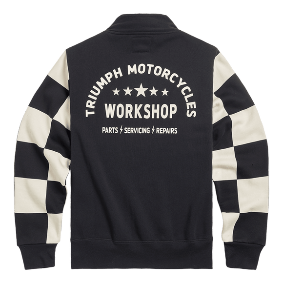 Prewitt Checkerboard Quarter Zip Sweat