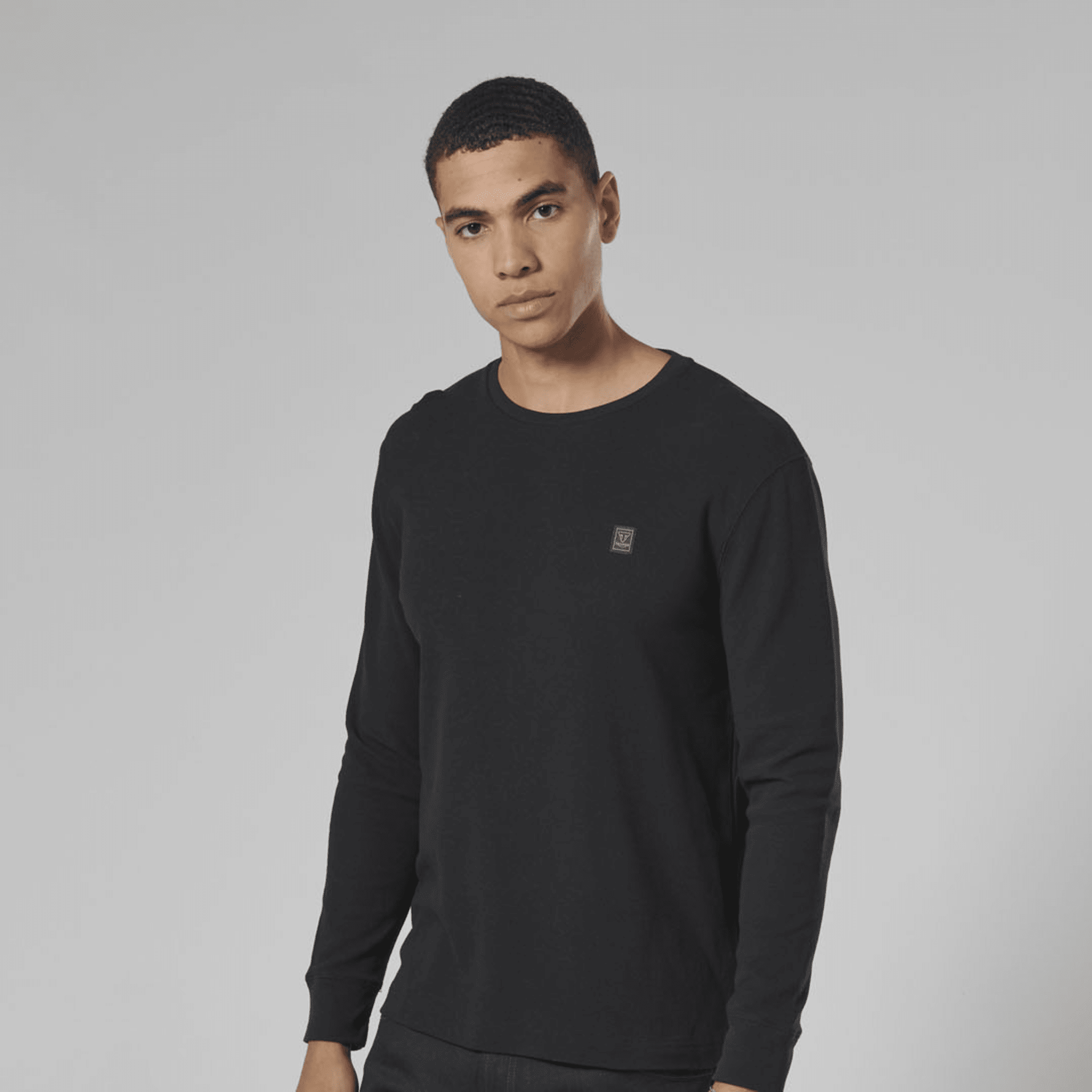 DEAN LONG SLEEVE WAFFLE BLACK-XXXL