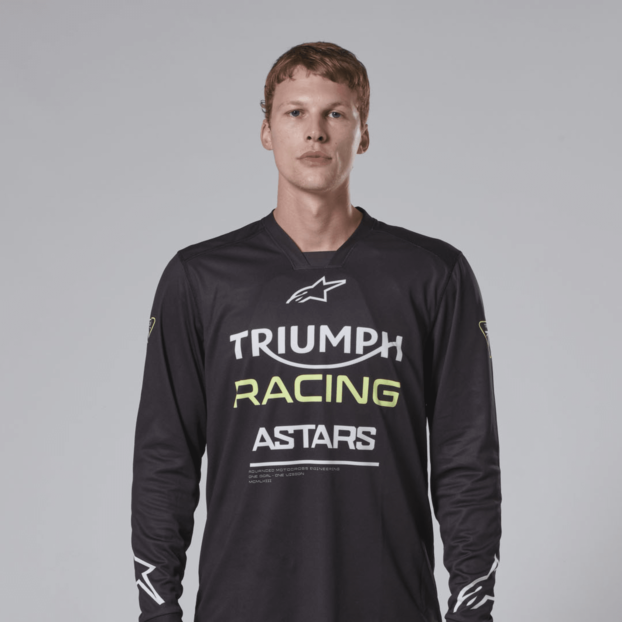 RACER GRAPHITE MX JERSEY-L