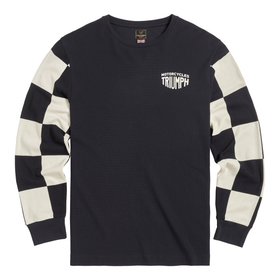 Harker Checkerboard Long Sleeve Waffle Tee