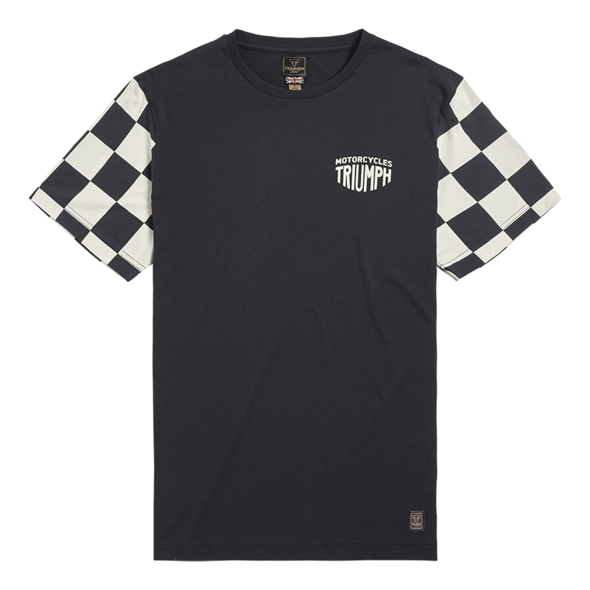 TRIUMPH PRESTON CHECKERBOARD SLEEVE TEE-XXL