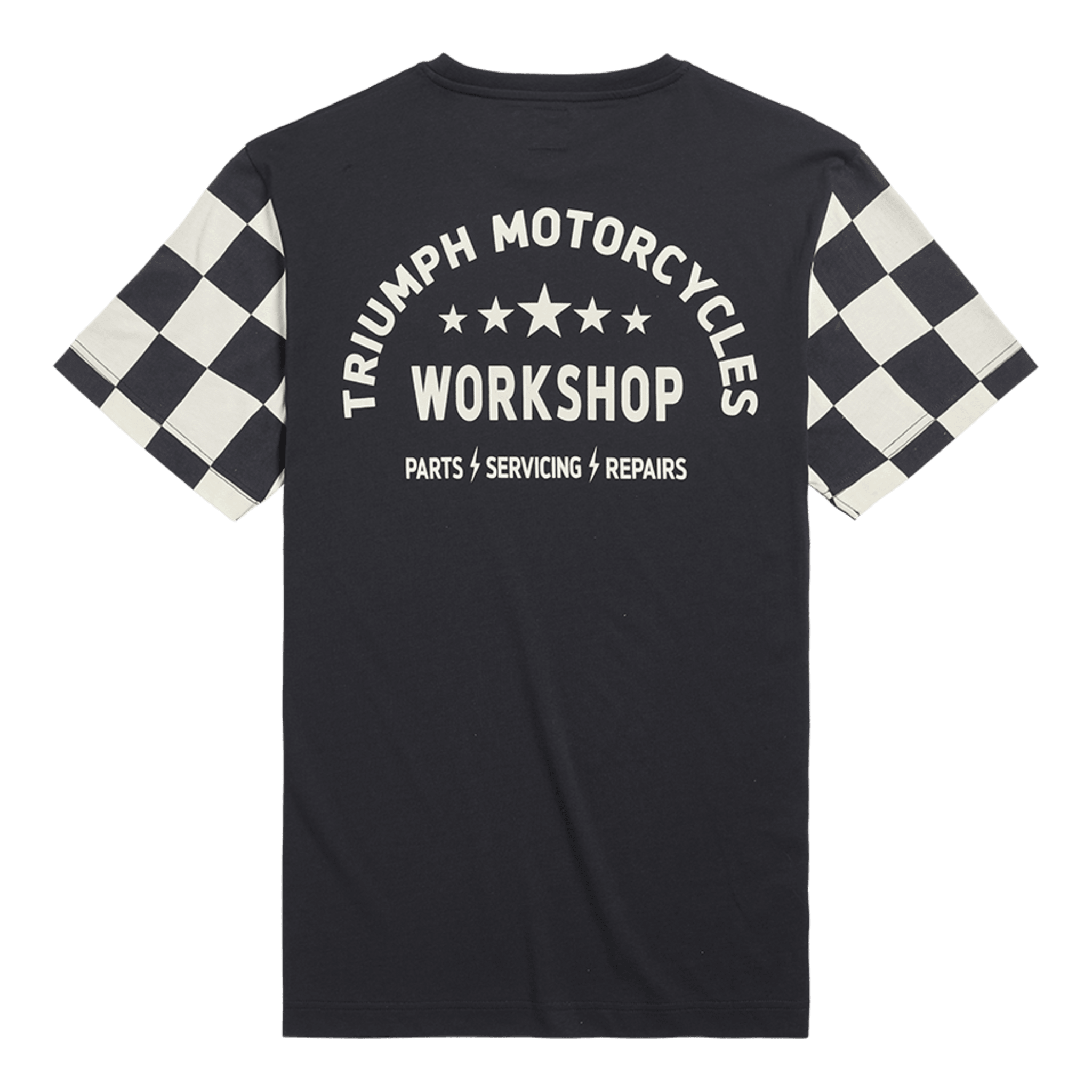 TRIUMPH PRESTON CHECKERBOARD SLEEVE TEE-L - 0