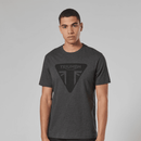 Helston Printed Logo Tee - Storm Grey-3