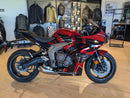 2025 Triumph Daytona 660 w/SKDA Graphics, Evotech Tidy Tail, Evotech Quad-Lock Mount-1