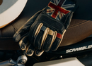Flag Leather Motorcycle Gloves-5