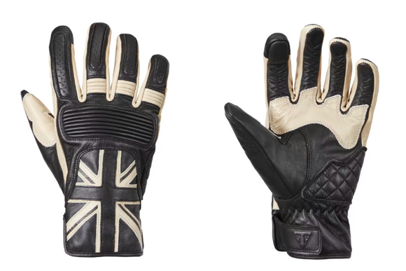 Mono Flag Leather Motorcycle Gloves