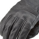 Cali Perforated Leather Gloves - Black-2