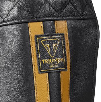 Braddan Air Race Jacket - Black & Gold