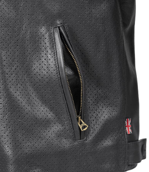 Braddan Air Race Jacket - Black & Gold