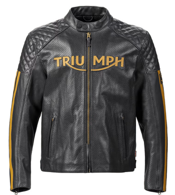 Braddan Air Race Jacket - Black & Gold
