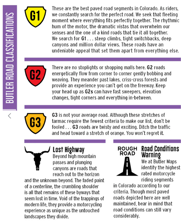 Butler Maps Best Paved Roads in America - The American Classics Series