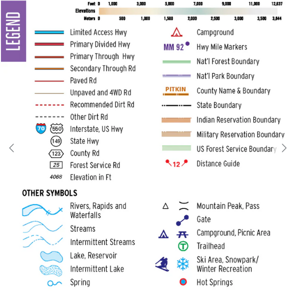Butler Maps Best Paved Roads in Northern California - G1 Series