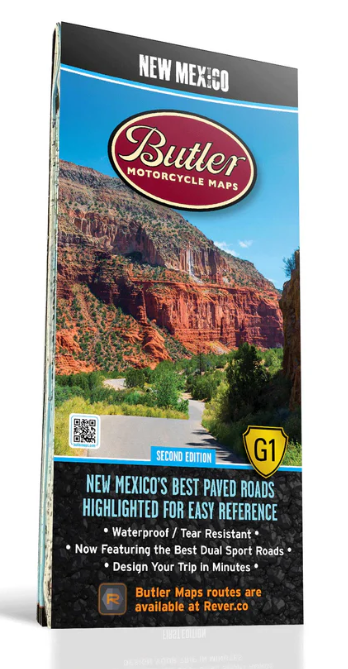 Butler Maps Best Paved Roads in New Mexico - G1 Series