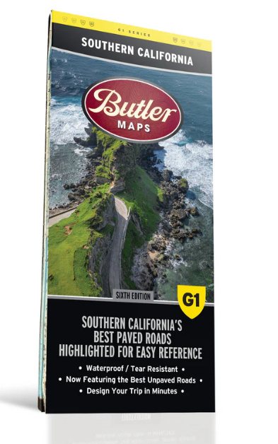 Butler Maps Best Paved Roads in SoCal - G1 Series