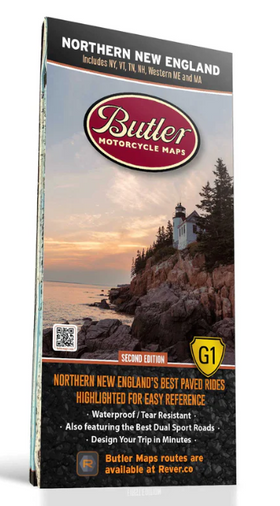 Butler Maps Best Paved Roads in Northern New England