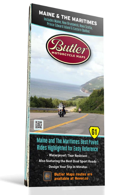 Butler Maps Best Paved Roads in Maine and The Maritimes