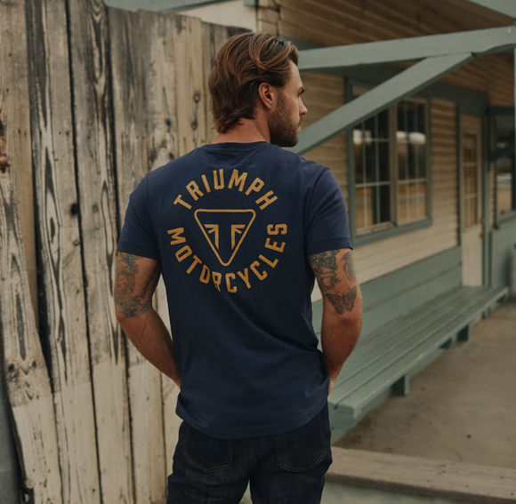 Newlyn Back Print Pocket Tee - Black