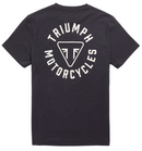 Newlyn Back Print Pocket Tee - Black-1