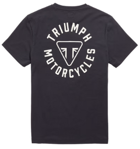 Newlyn Back Print Pocket Tee - Black