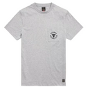 Newlyn Back Print Pocket Tee - Grey-1
