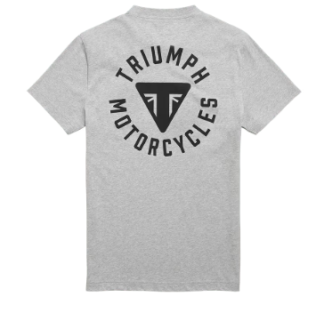 Newlyn Back Print Pocket Tee - Grey - 0