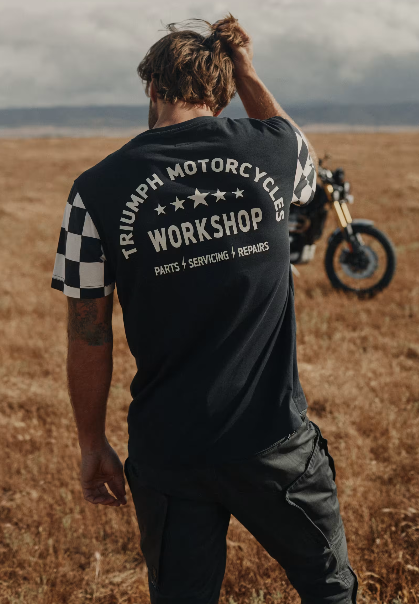 Preston Checkerboard Sleeve Tee