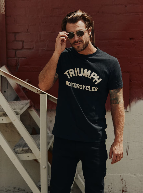 Burnham Arch Logo Tee - Storm Grey