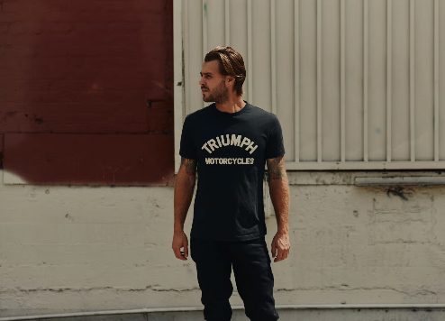 Burnham Arch Logo Tee - Storm Grey