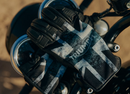 Blackjack Flag Leather Gloves-5