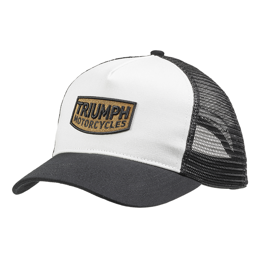 TRIUMPH DUDE WHITE TRUCKER HAT