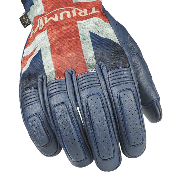 Union Jack Flag Leather Gloves