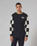 Harker Checkerboard Long Sleeve Waffle Tee-4