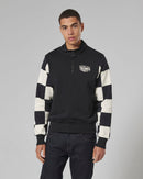 Prewitt Checkerboard Quarter Zip Sweat-5