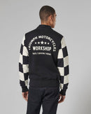 Prewitt Checkerboard Quarter Zip Sweat-4