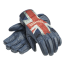 Union Jack Flag Leather Gloves-1