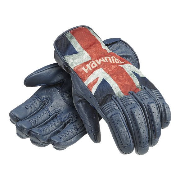 Union Jack Flag Leather Gloves