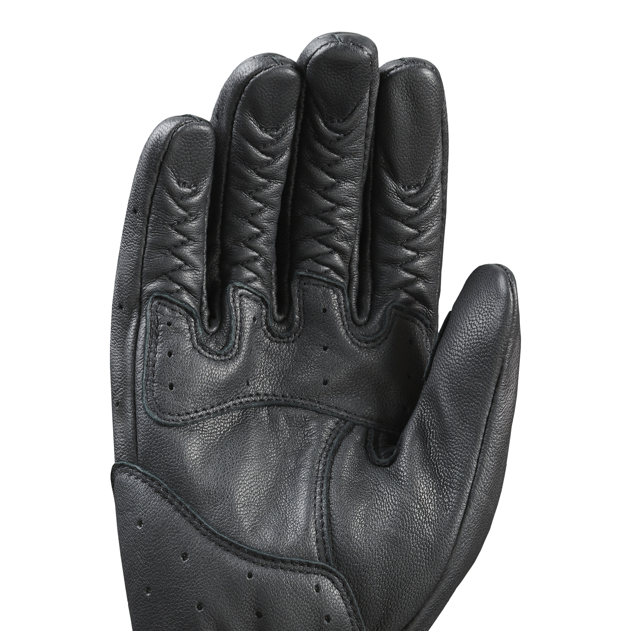 Blackjack Flag Leather Gloves
