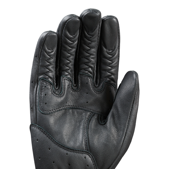 Blackjack Flag Leather Gloves